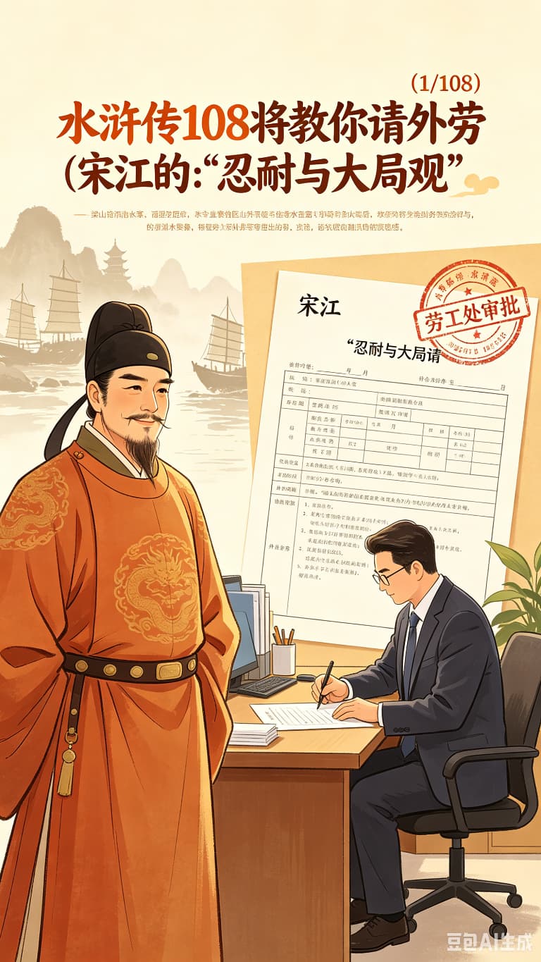 水滸傳 108 將教你請外勞 (1/108)：宋江的「忍耐與大局觀」