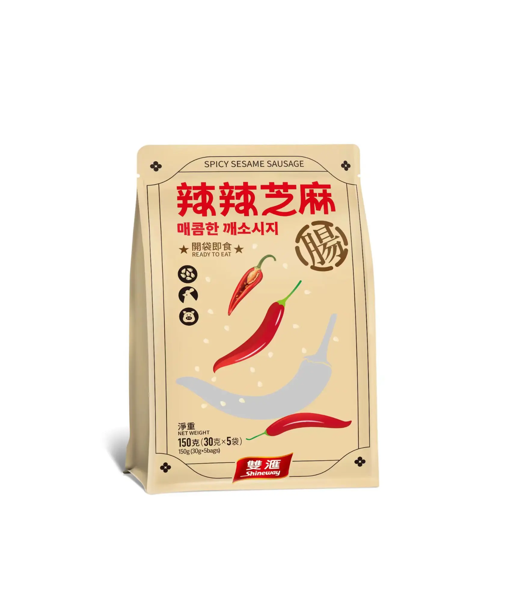 辣辣芝麻腸 150g