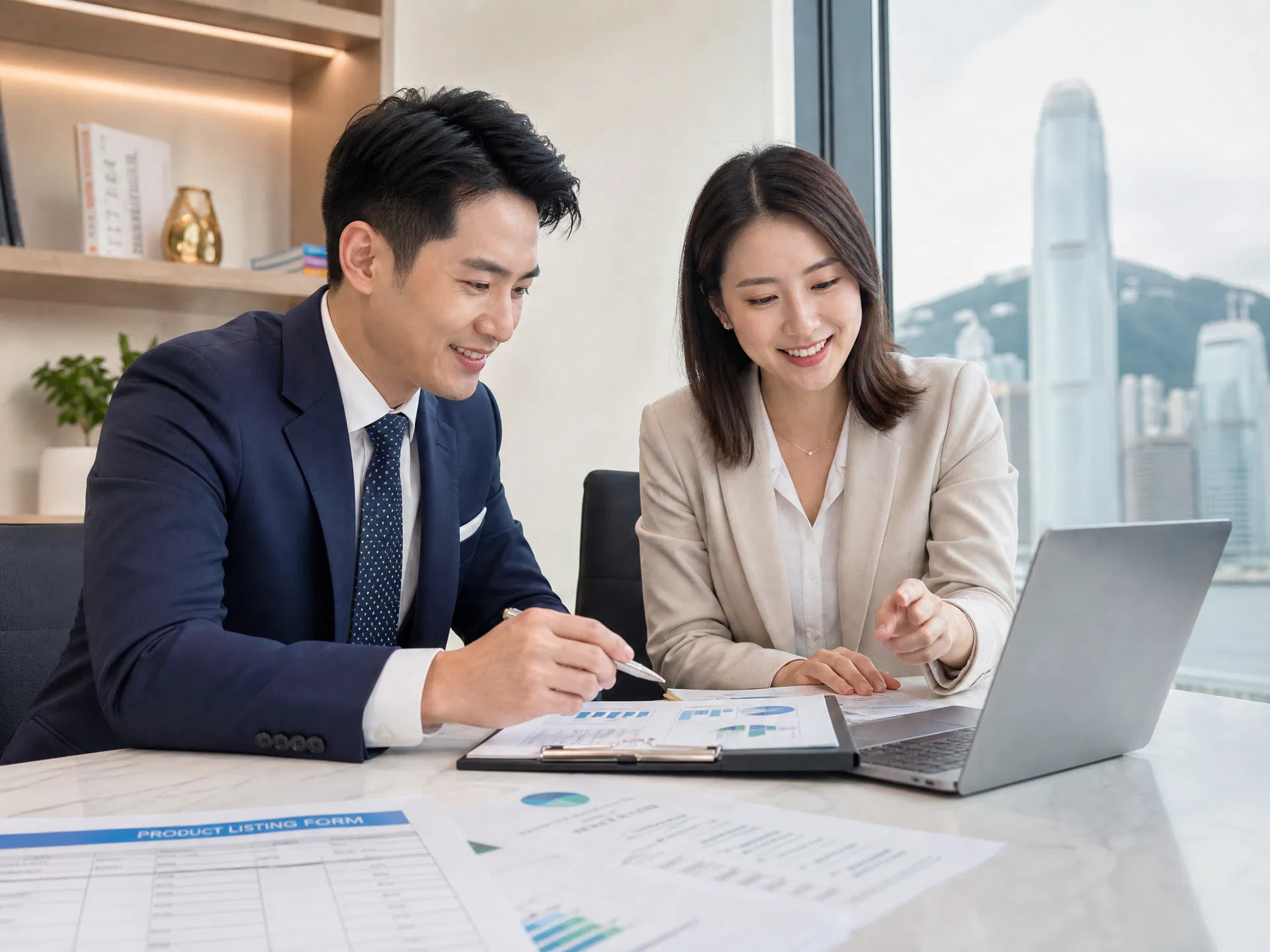 KPI 團隊與客戶洽談