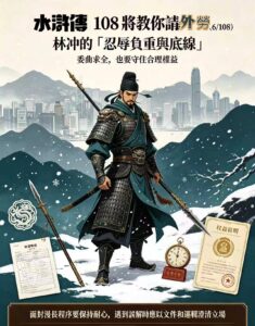 水滸傳 108 將教你請外勞 (6/108)：林沖的「忍辱負重與底線」