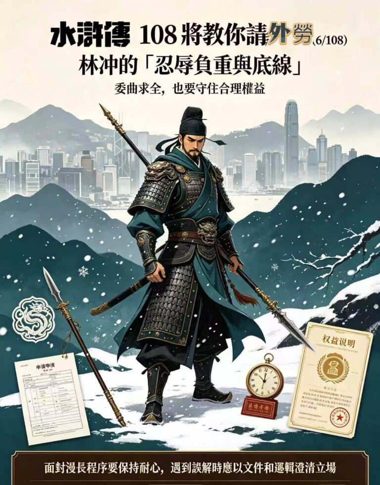 水滸傳 108 將教你請外勞 (6/108)：林沖的「忍辱負重與底線」